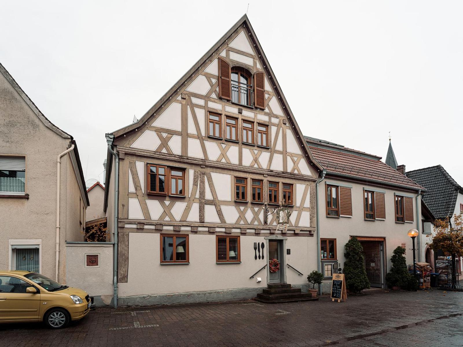 Landgasthof Zum Hasen Kleinwallstadt Bagian luar foto